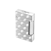 S.t.dupont Accendino Le Grand Linea 2 Cube Palladio guilloché Made in France