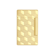 S.t.dupont Le Grand Linea 2 Cube Oro Gold guilloché Made in France