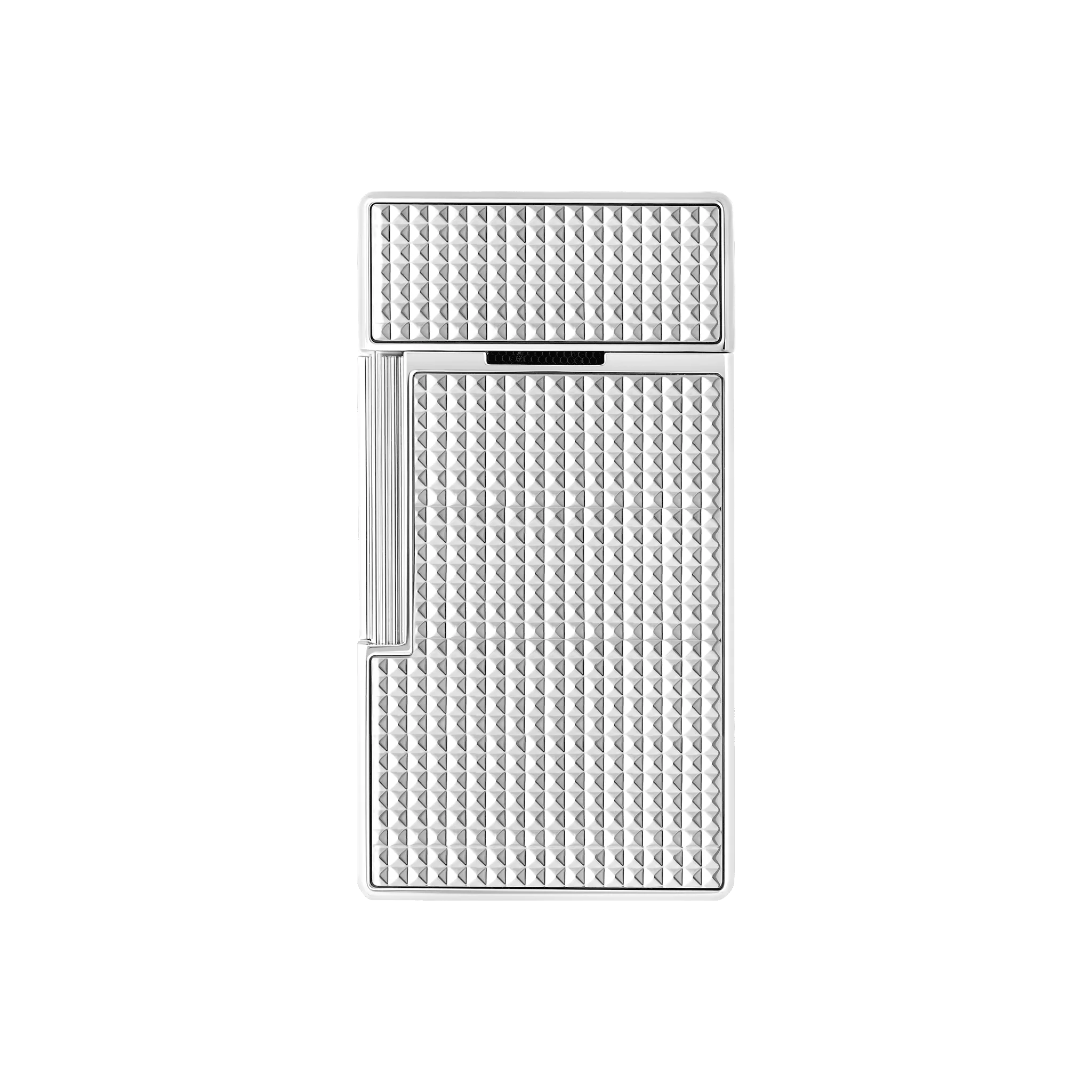 S.t.dupont Accendino a Gas Testa Di Diamante Cromo Biggy Argento Unisex 025210