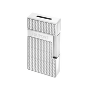 S.t.dupont Accendino a Gas Testa Di Diamante Cromo Biggy Argento Unisex 025210