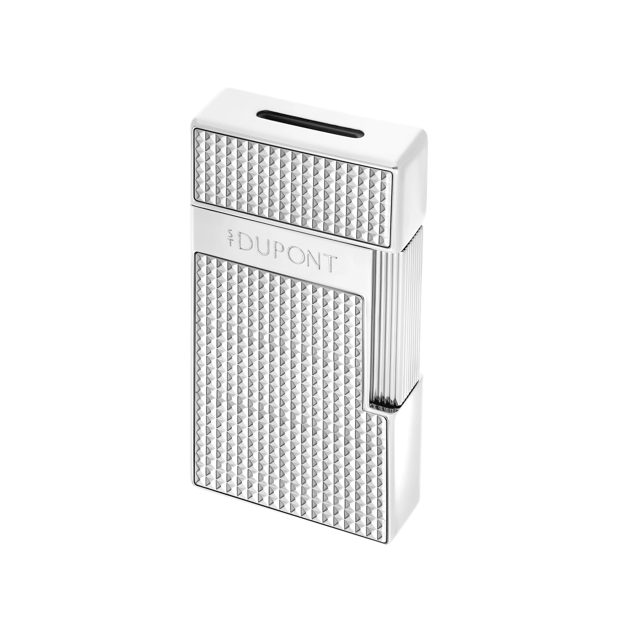 S.t.dupont Accendino a Gas Testa Di Diamante Cromo Biggy Argento Unisex 025210