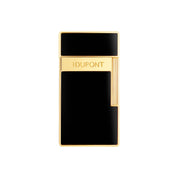 S.t.dupont accendino uomo donna LI BIGGY laccato nero oro finitura lucida 025222