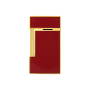 S.t.dupont accendino a gas Slim Sottile E Leggero Slimmy Oro e lampone 028030