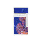 S.t.dupont accendino a gas Slimmy laccato vanikoro limited collector mare 028053