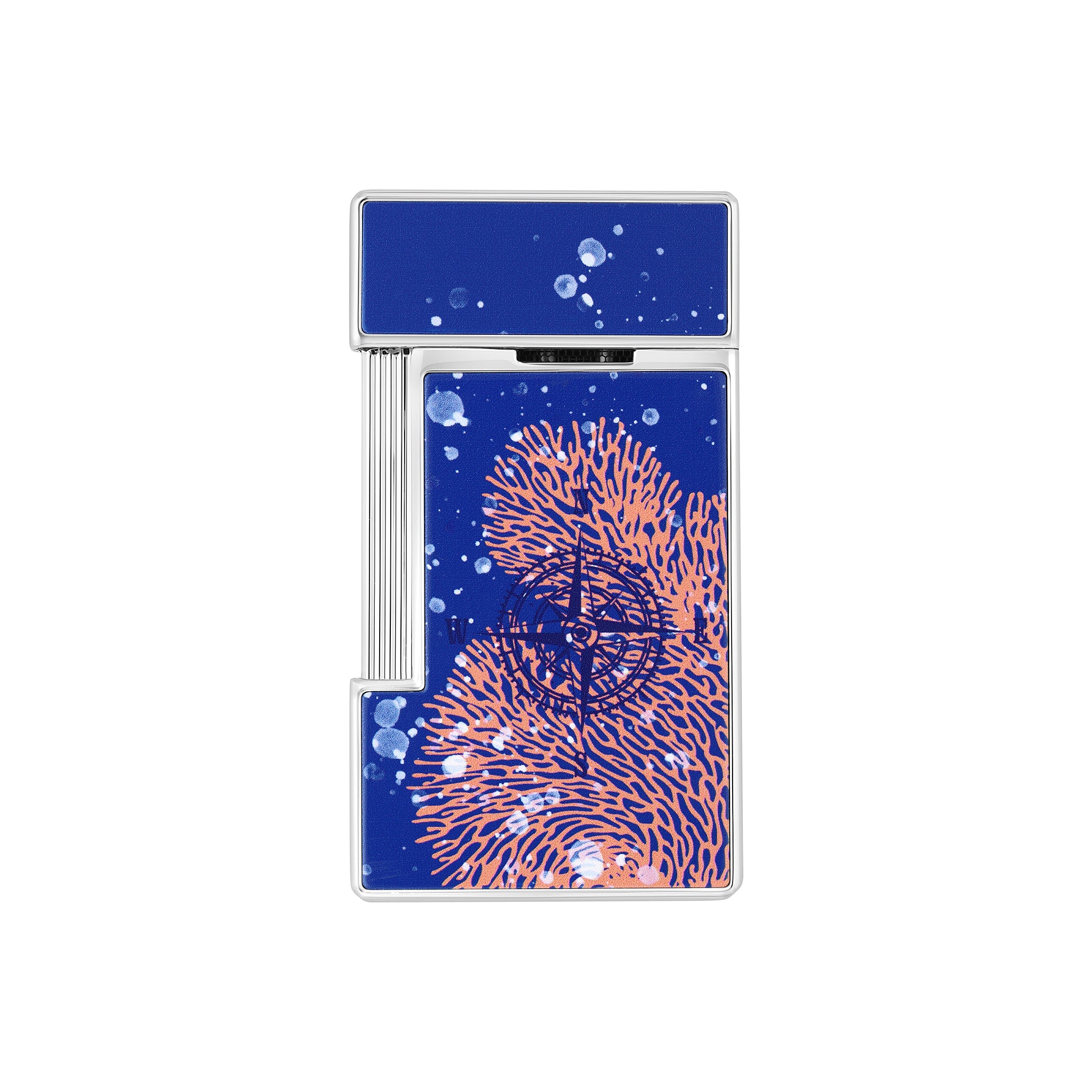 S.t.dupont accendino a gas Slimmy laccato vanikoro limited collector mare 028053