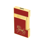 S.t.dupont accendino Slim Sottile E Leggero Slimmy limited edition cavallo rosso 028080