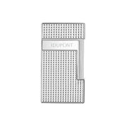S.t.dupont accendino a gas Slim Sottile E Leggero Slimmy silver testa diamante 028120