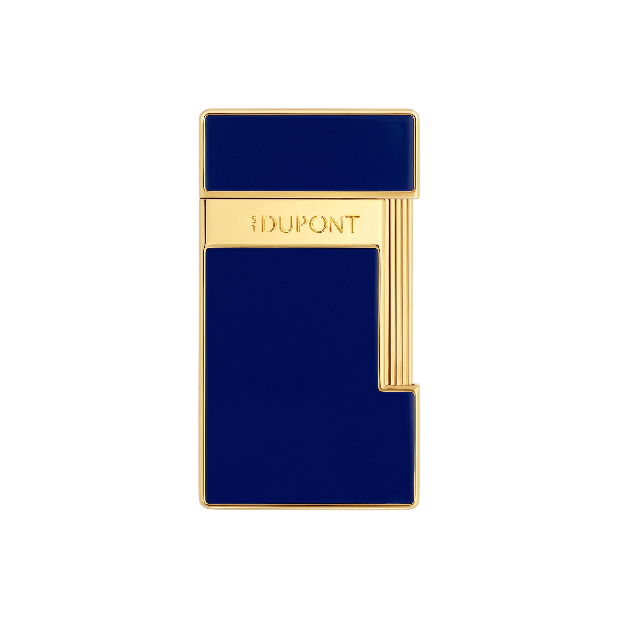 S.t.dupont accendino a gas Slim Sottile E Leggero Slimmy laccato blu 028225