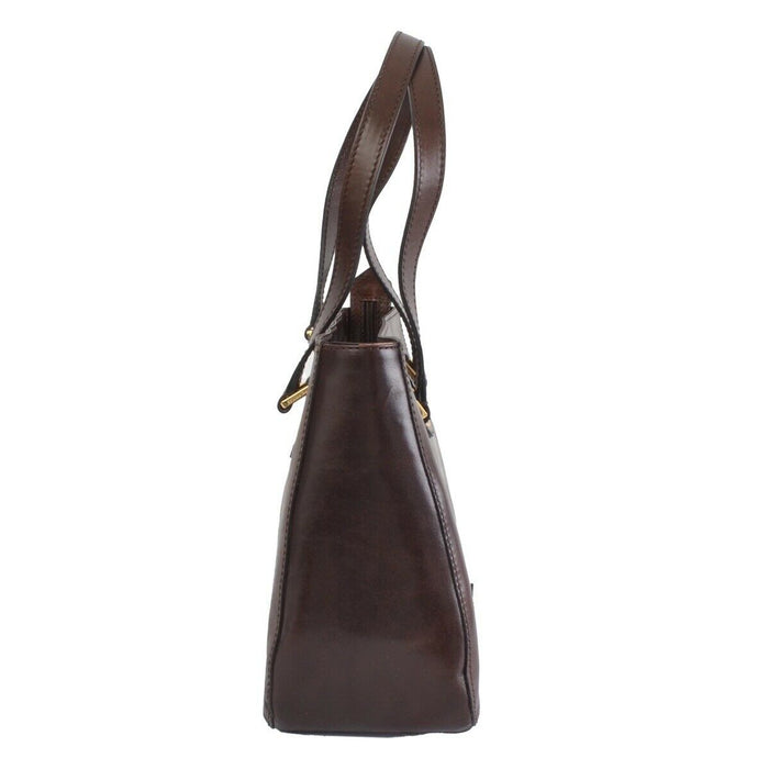 The Bridge Shopper Shoulder Bag Two Handles Brown Women 3