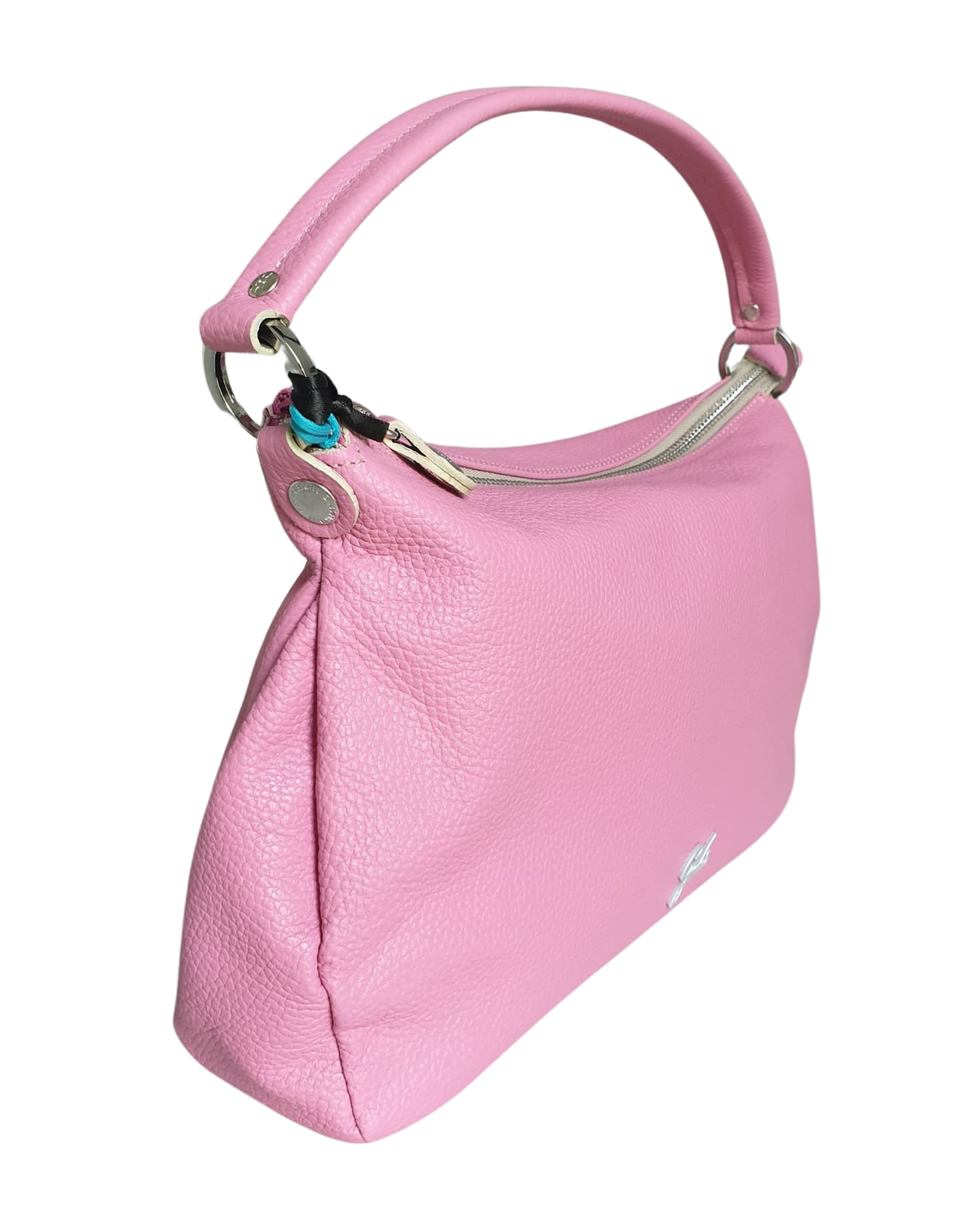 Gabs Shoulder Bag Hammered Leather Pink