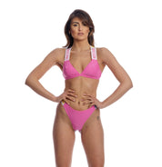 Moschino Swim Bikini Due Pezzi Viola