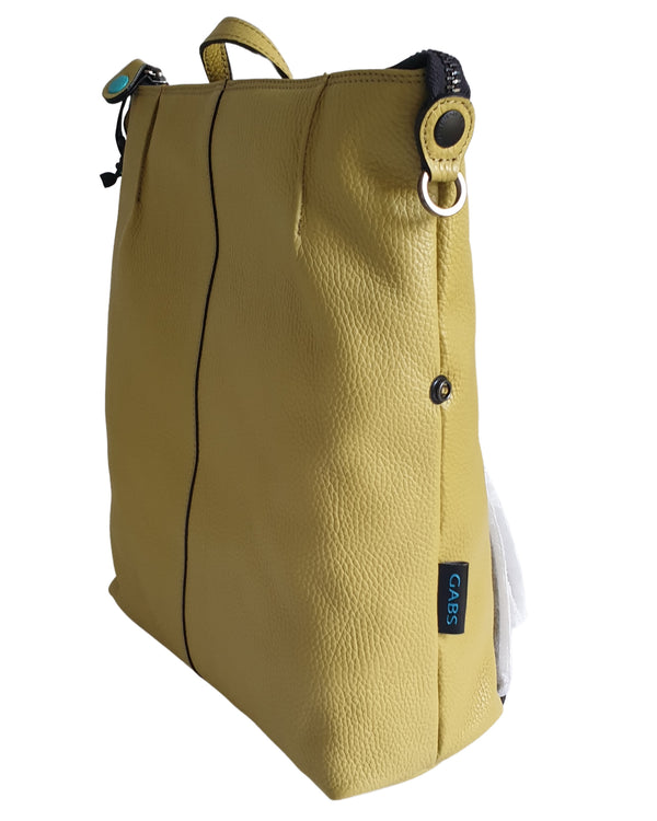 Gabs Borsa Crossbody Edna Pelle Giallo-2