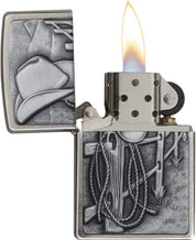 Zippo Windproof Refillable Made In Usa Silver Unisex