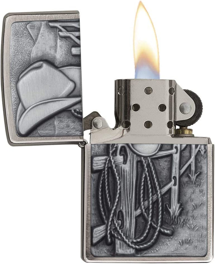 Zippo Windproof Refillable Made In Usa Silver Unisex 3