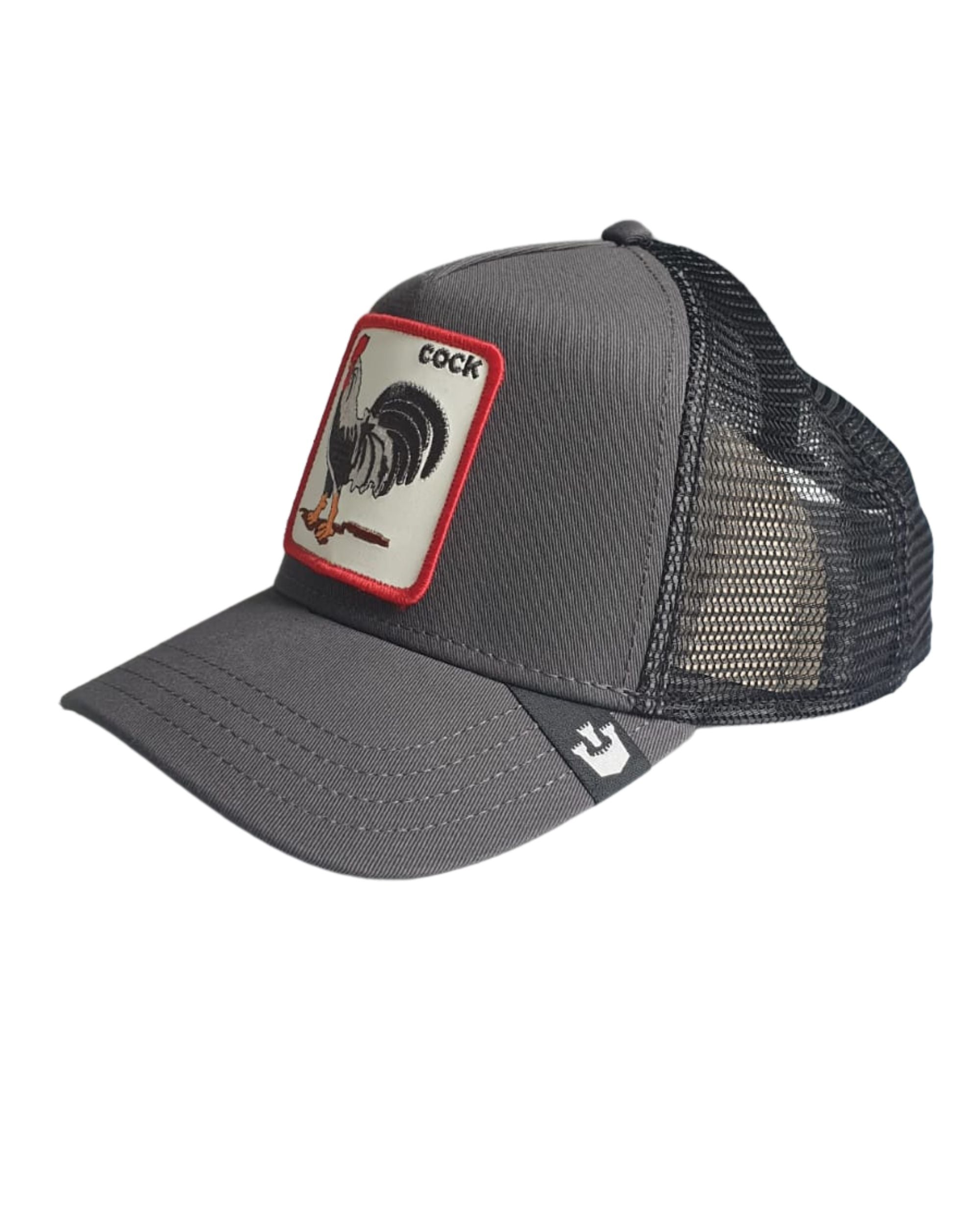 Goorin Bros. Trucker Cap Animal Farm 'the Cock' Gray Unisex