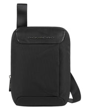 Piquadro Small Fabric And Leather Bag Black Men