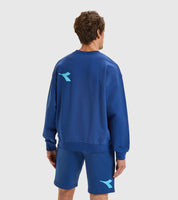 Diadora Hoodie Manifesto Cotone Blu