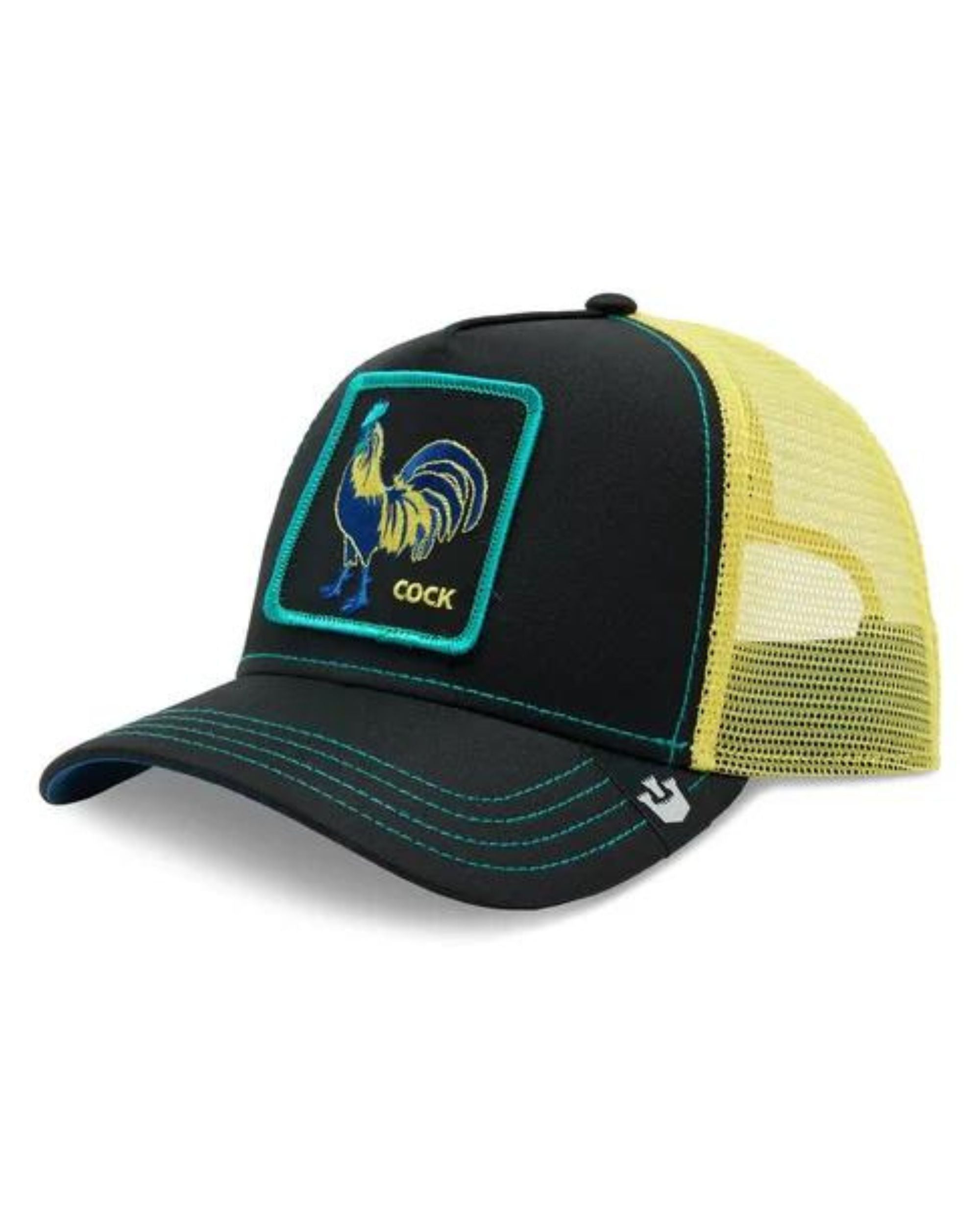 Goorin Bros. Baseball Trucker Cap The Farm Acid Trip 'the Cock' Special Edition Black Unisex