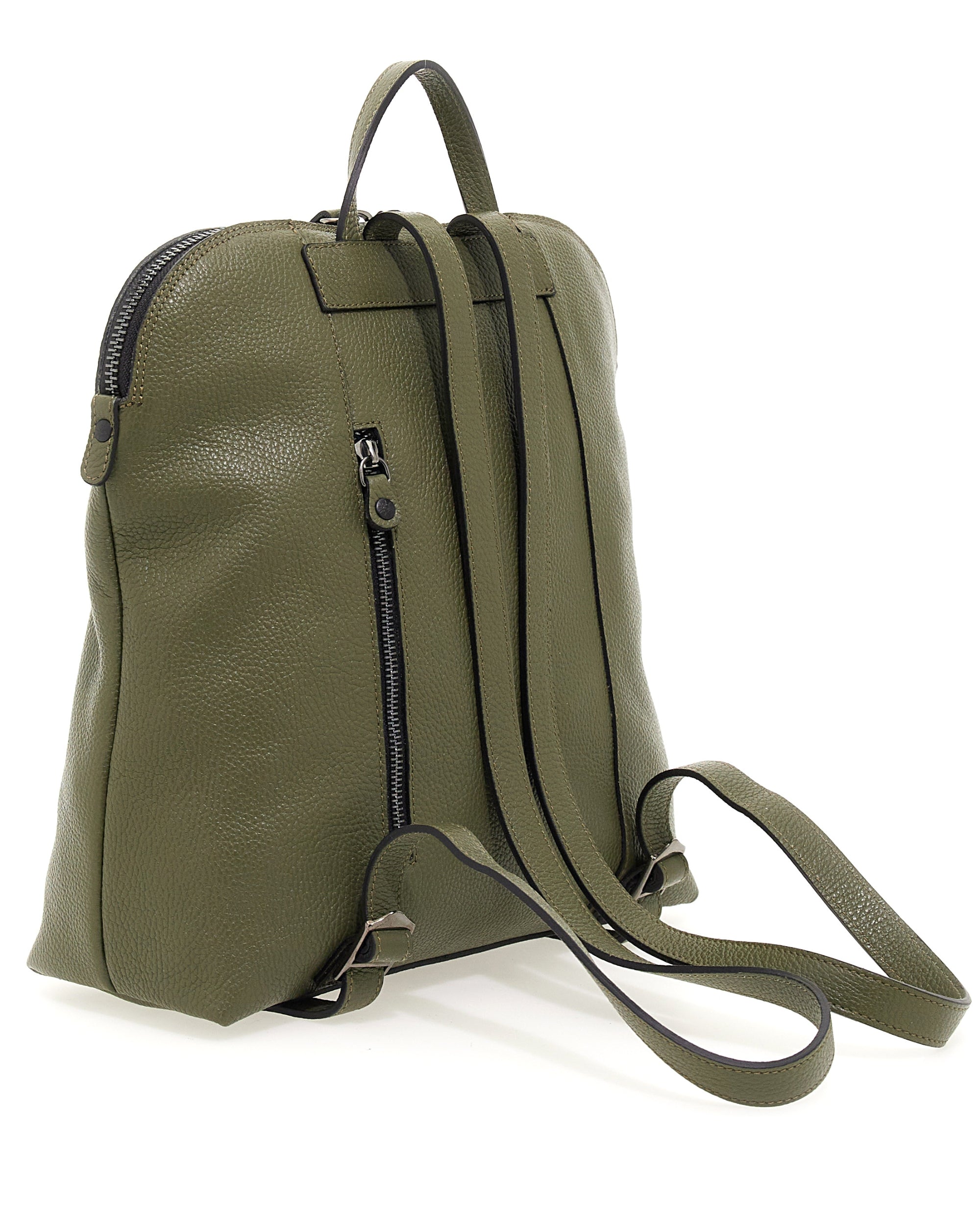 Gabs Brigitte Green Leather Backpack