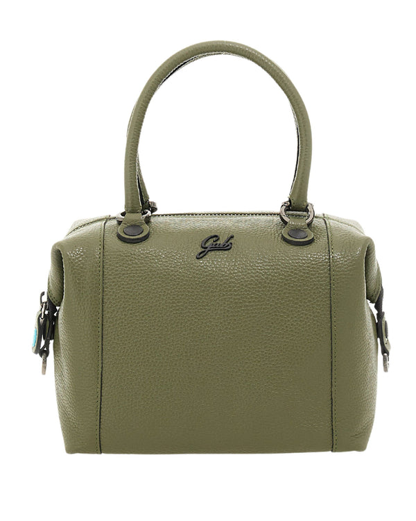 Gabs Zaino Trasformabile Hobo Shopper Bauletto Pelle Verde-2