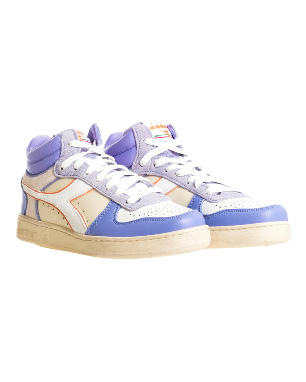 Diadora Sneaker Magic Basket Demi Icona WN Pelle Viola-2