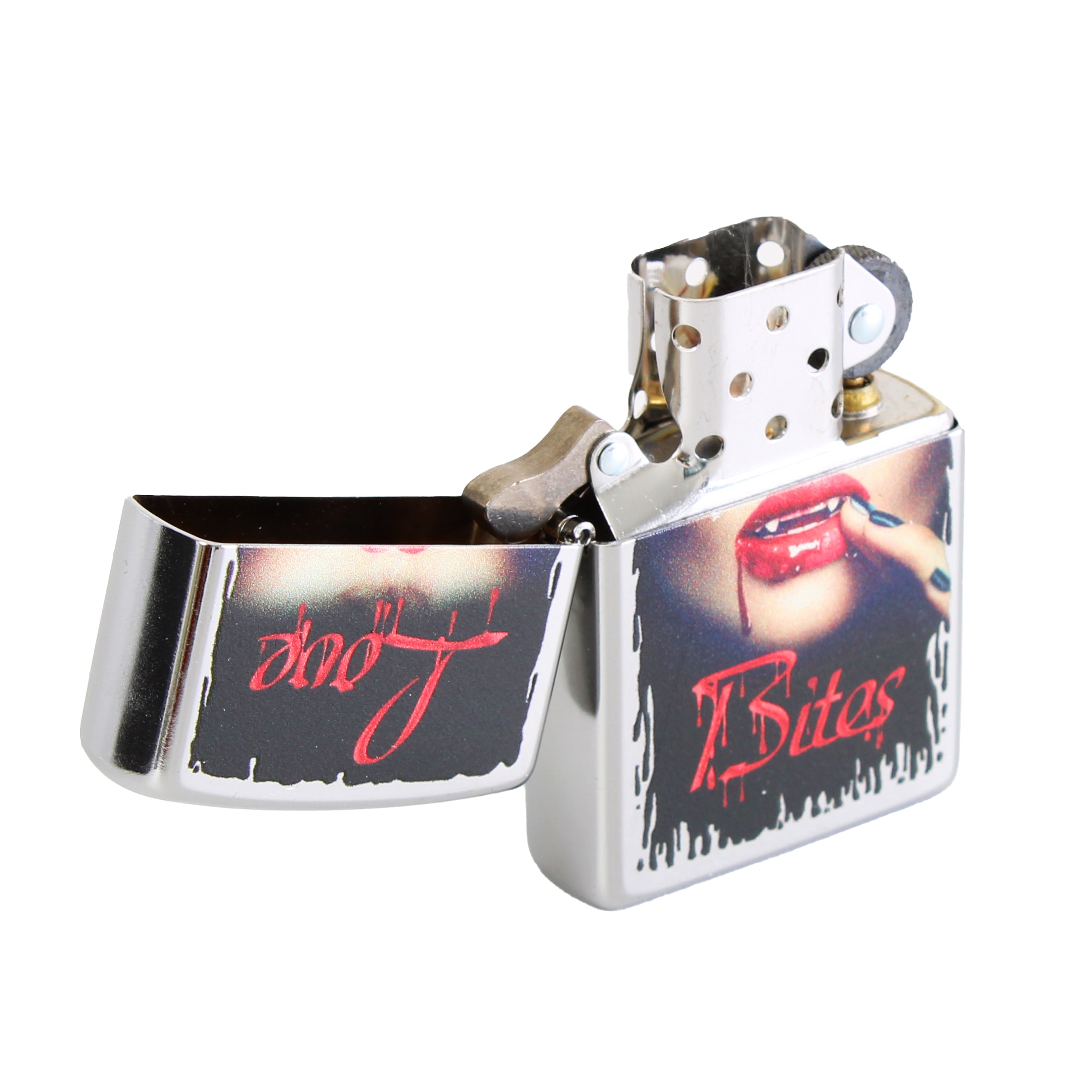 Zippo Love Bites Argento Unisex