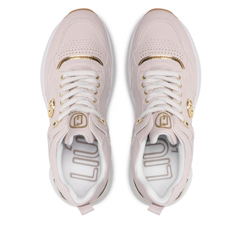 Liu Jo Sneakers Lily 05 Beige Faux Leather