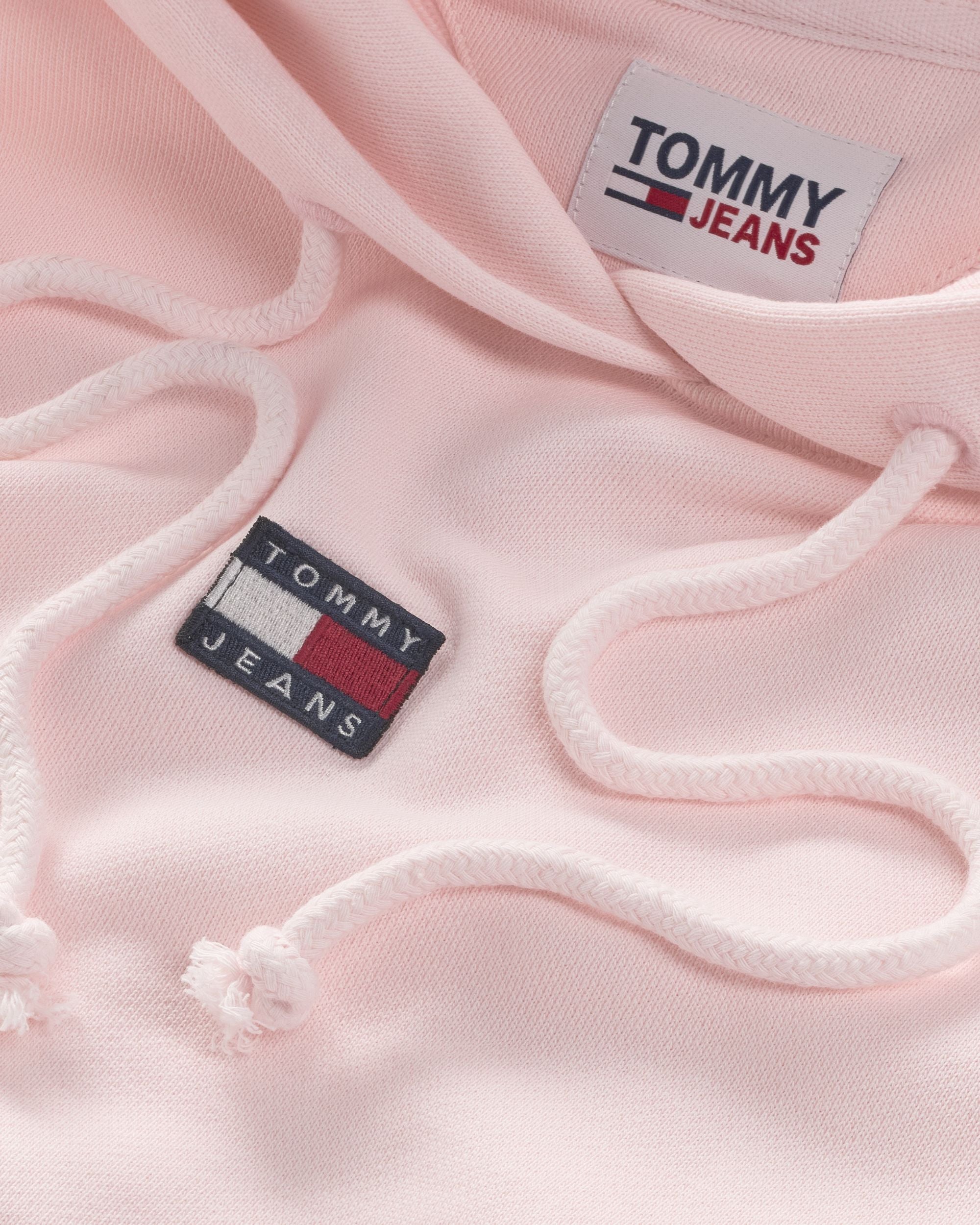 Tommy Jeans Pink Cotton Logo T-Shirt