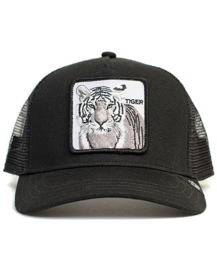 Goorin Bros. Trucker Cap Cappellino Animal Farm 'the White Tiger' Nero Unisex 1