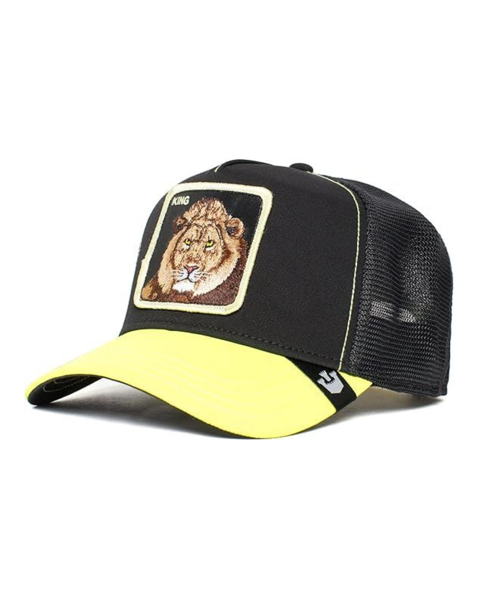 Goorin Bros. Baseball Trucker Cap King 'Glow in the Dark' Edition Nero Giallo Unisex