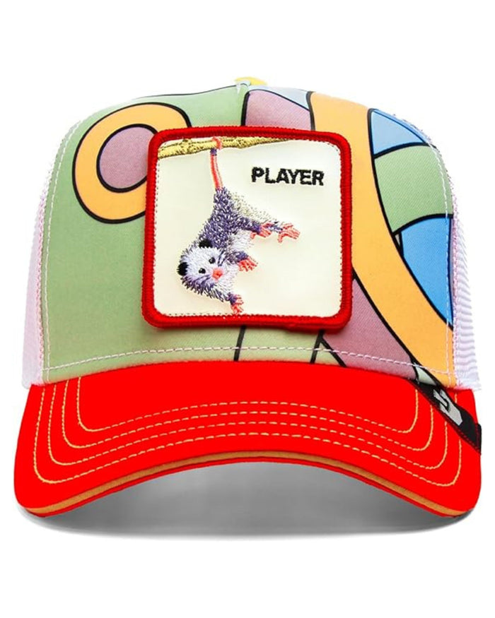 Goorin Bros. Trucker Cap Special Edition 'Player' Color Changing White Unisex 4