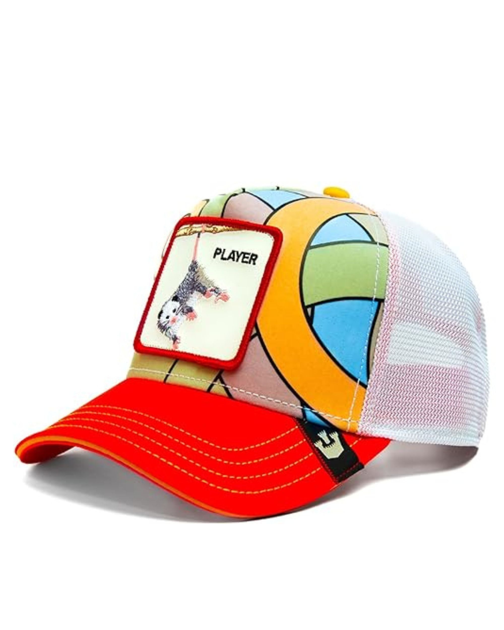 Goorin Bros. Trucker Cap Special Edition 'Player' Cambiacolore Bianco Unisex