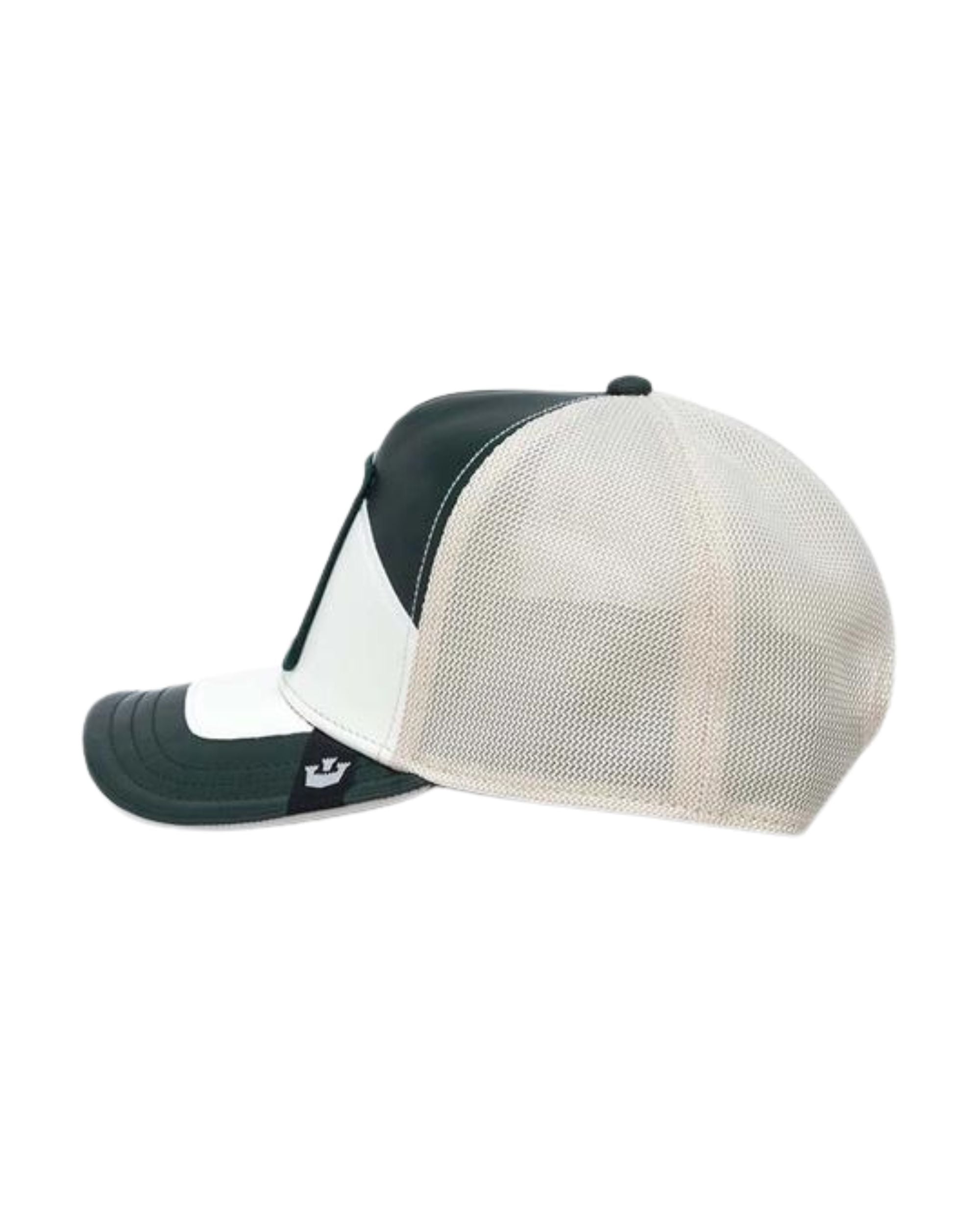 Goorin Bros. Cappelino Baseball In Pelle Linea 'the Farm' Stud Bianco Unisex