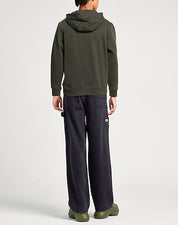 North Sails Felpa manica lunga girocollo Hoodie cappuccio e tasca frontale 691084 forest verde