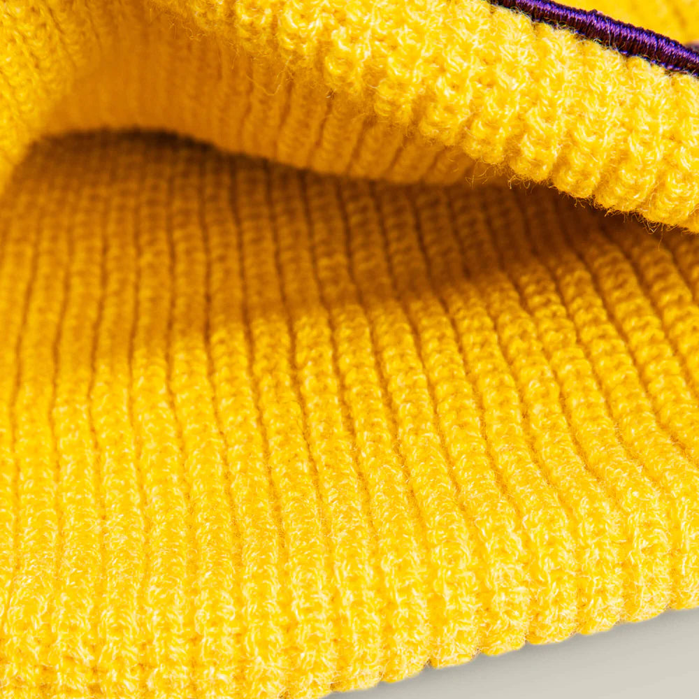 Goorin Bros. Cuffia Beanie 'The Mamba' in Misto Acrilico Giallo Unisex