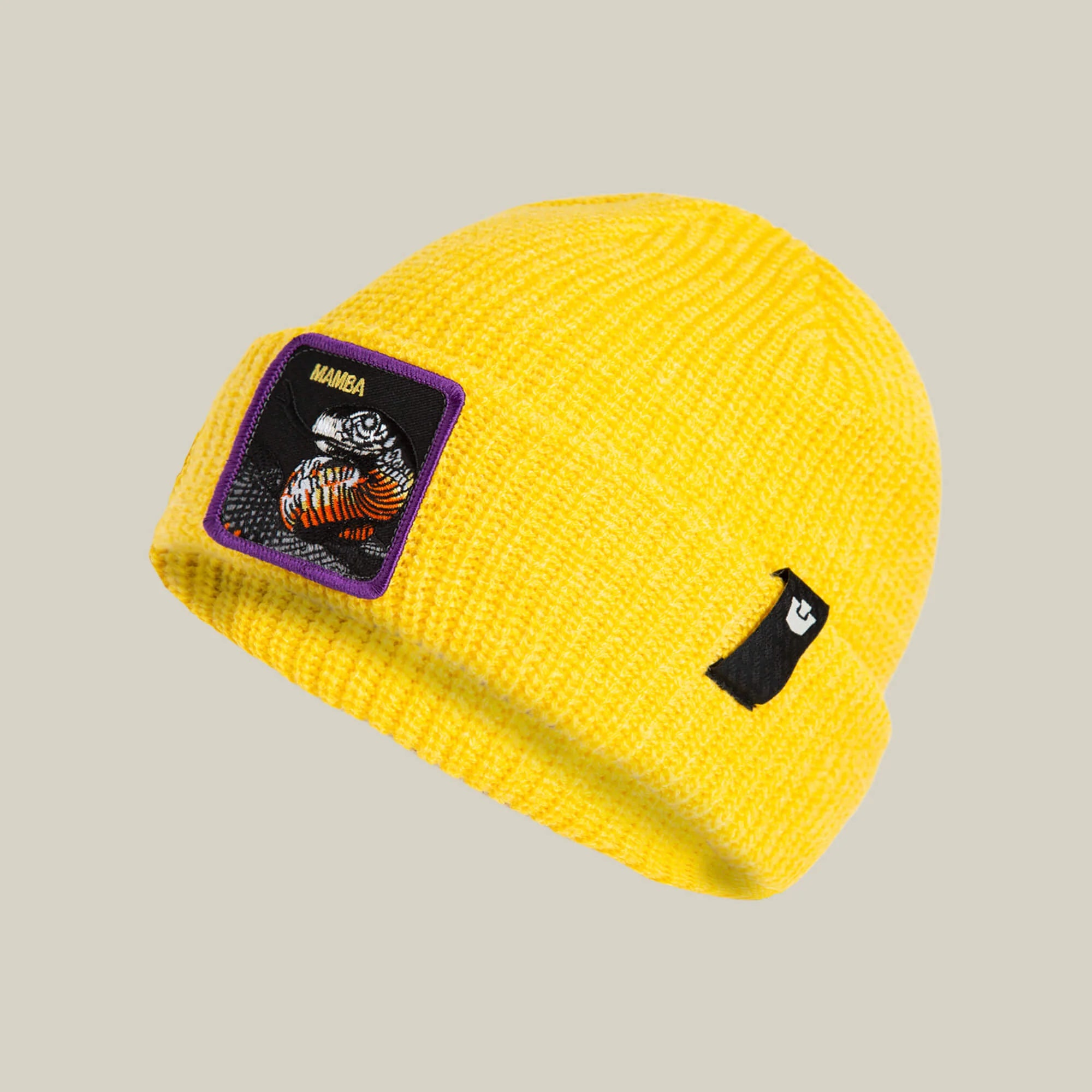 Goorin Bros. Cuffia Beanie 'The Mamba' in Misto Acrilico Giallo Unisex