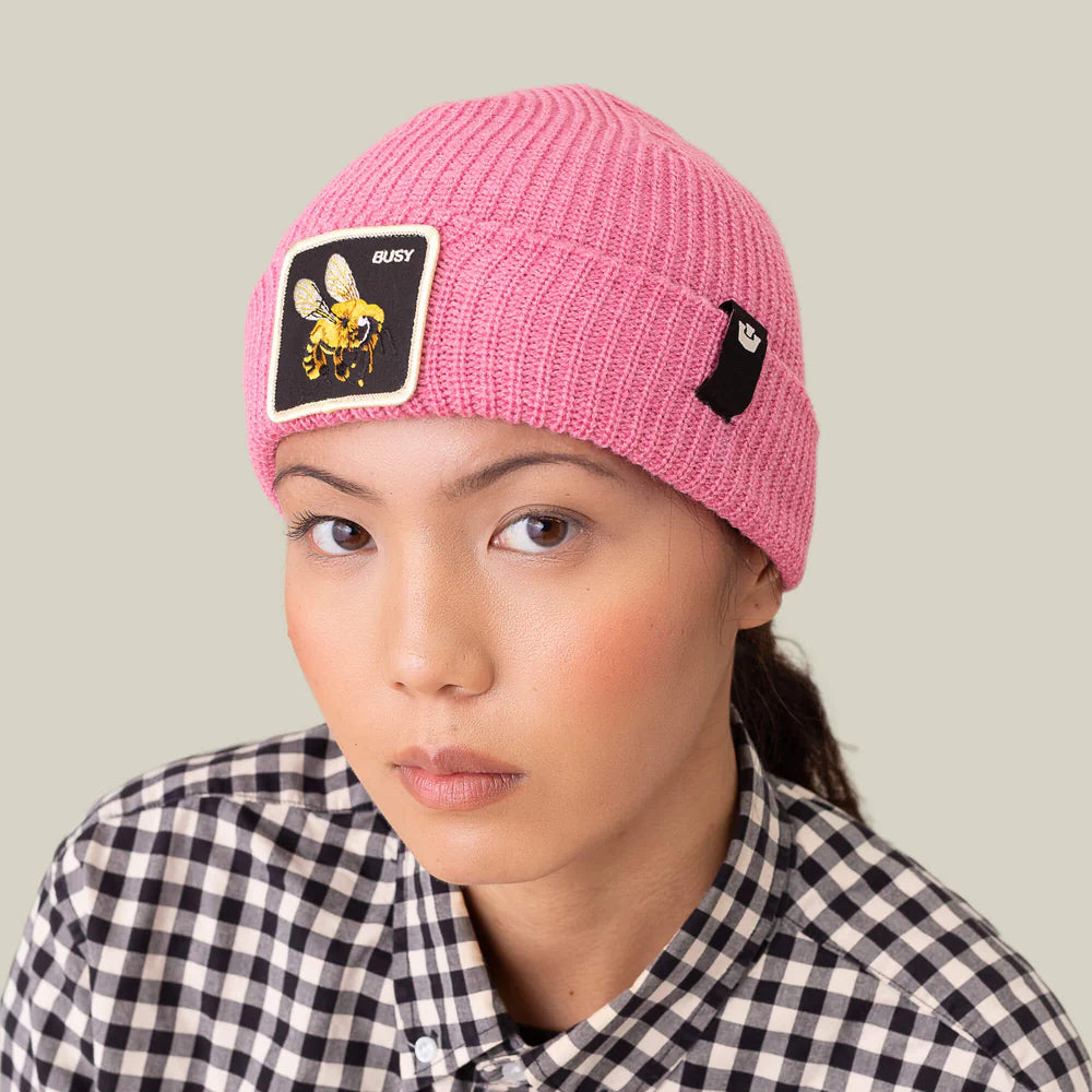 Goorin Bros. Cuffia Beanie 'Busy Bee' in Misto Acrilico Rosa Unisex