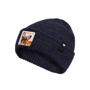 Goorin Bros. Cuffia Beanie 'High Class Dog' in Misto Acrilico Blu Galattico Unisex