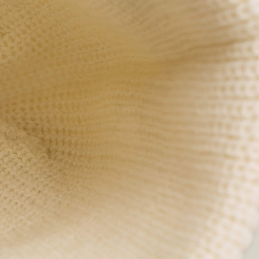 Goorin Bros. Cuffia Beanie 'The Lone Wolf' in Misto Acrilico Bianco Avorio Unisex