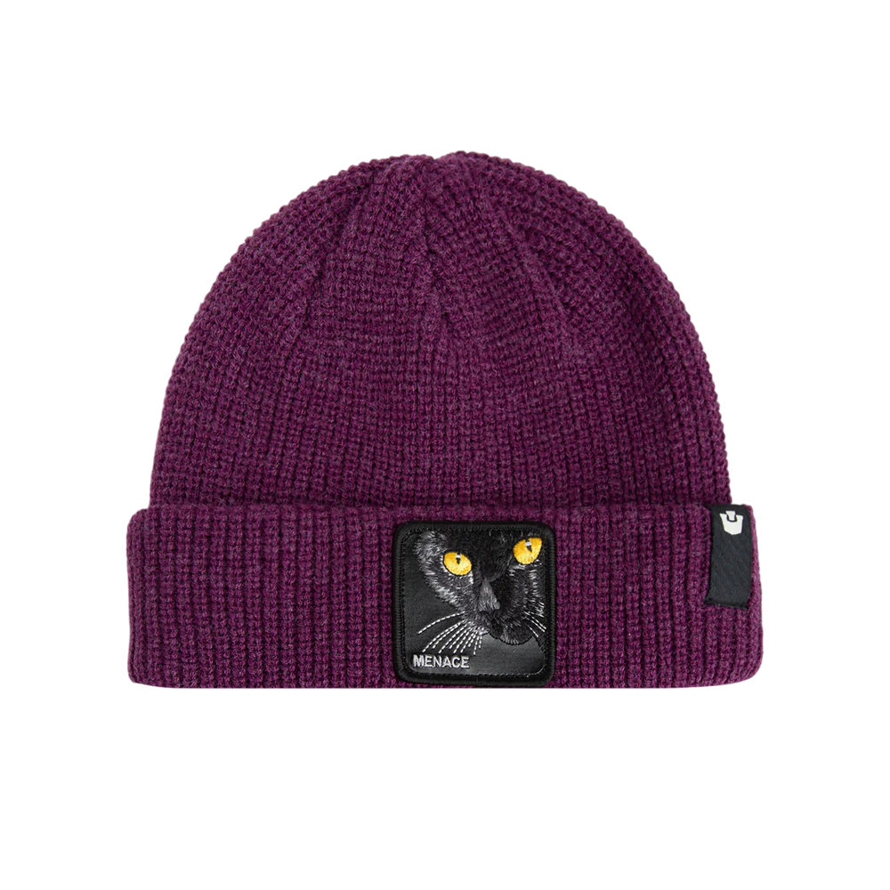 Goorin Bros. Cuffia Beanie 'The Menace' in Misto Acrilico Viola Desiderio Unisex
