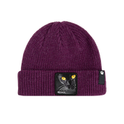 Goorin Bros. Cuffia Beanie 'The Menace' in Misto Acrilico Viola Desiderio Unisex