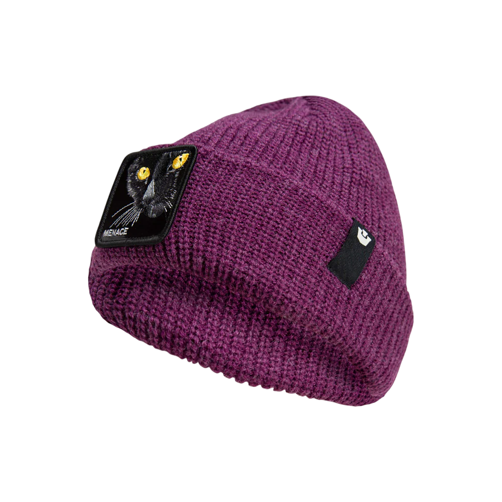 Goorin Bros. Cuffia Beanie 'The Menace' in Misto Acrilico Viola Desiderio Unisex