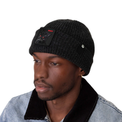 Goorin Bros. Cuffia Beanie 'Misfit Cat' in Misto Acrilico Nero Unisex