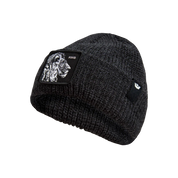 Goorin Bros. Cuffia Beanie 'The White Lion' in Misto Acrilico Nero Unisex