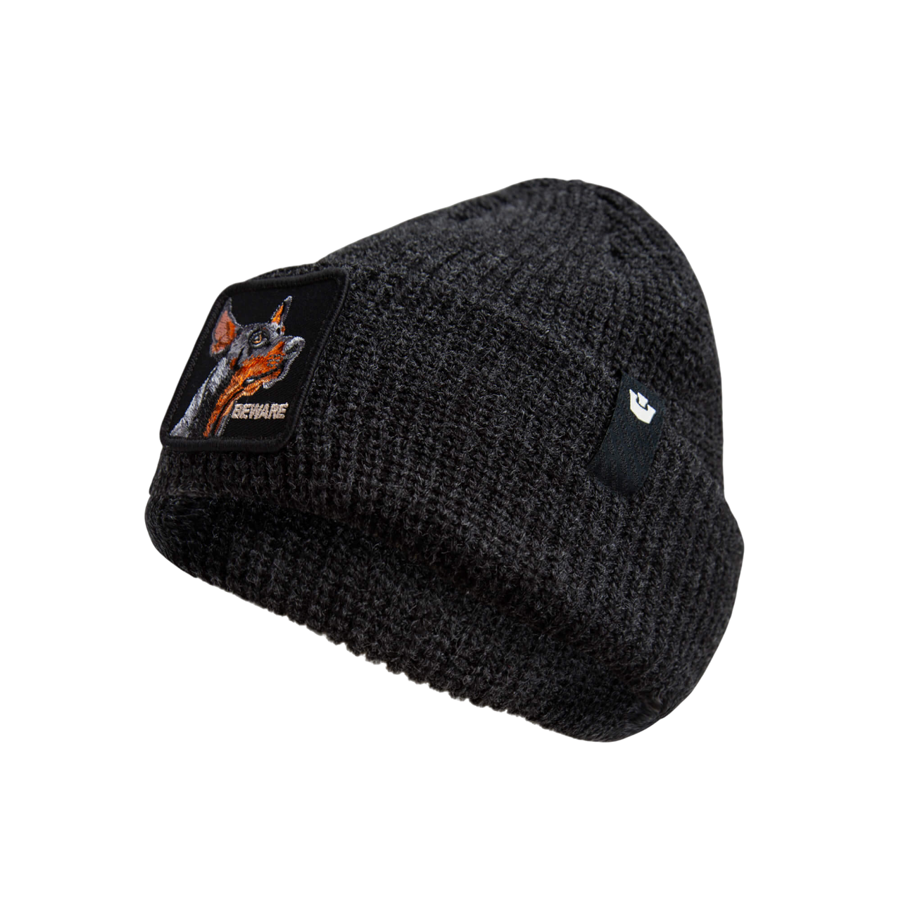 Goorin Bros. Cuffia Beanie 'Beware' Doberman in Misto Acrilico Nero Unisex