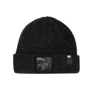 Goorin Bros. Cuffia Beanie 'Deadly Scorpion' in Misto Acrilico Nero Unisex