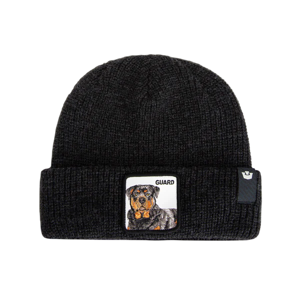 Goorin Bros. Cuffia Beanie 'Guard Dog' in Misto Acrilico Nero Unisex