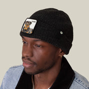 Goorin Bros. Cuffia Beanie 'Guard Dog' in Misto Acrilico Nero Unisex