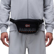 Napapijri Marsupio Hering Waistband 4 in Poliestere Riciclato Nero Unisex