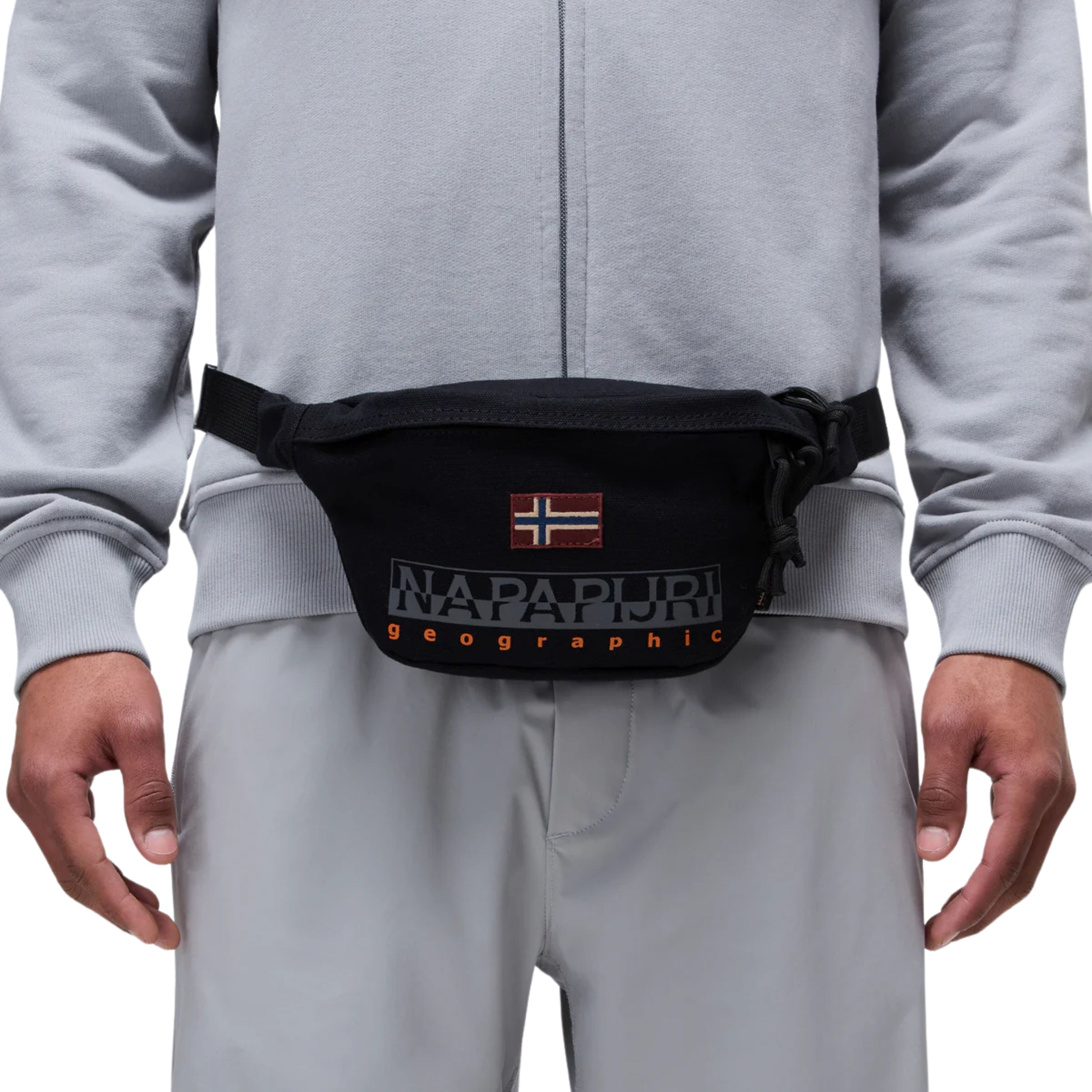 Napapijri Marsupio Hering Waistband 4 in Poliestere Riciclato Nero Unisex